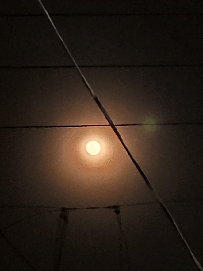 Moon impersonating Sun