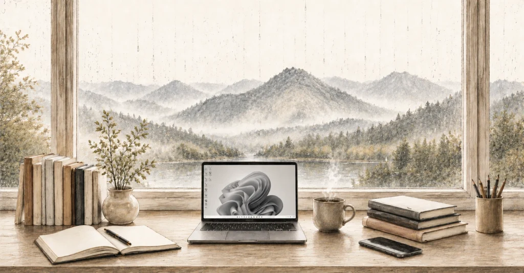 about page banner windows monochrome